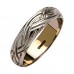 White Gold Wedding Ring - Livia - 14K Gold - Medium Dome Irish Wedding Rings